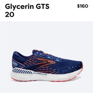 Brooks Men's Glycerin GTS 20 Supportive Running Shoe. Size 10M. EUC